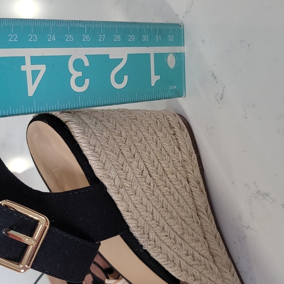 All Seasons Spots Espadrille Wedges - Picture 3 of 3